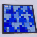 Vente chaude mélangé bleu mosaïque de verre cristal pour carreaux de mur de piscine